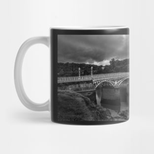 The Old  Bridge Over The Wye At Chepstow Mug